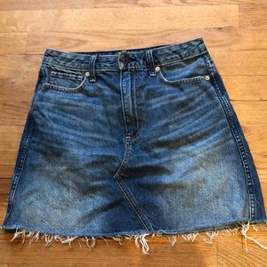 Abercrombie & Fitch denim mini skirt